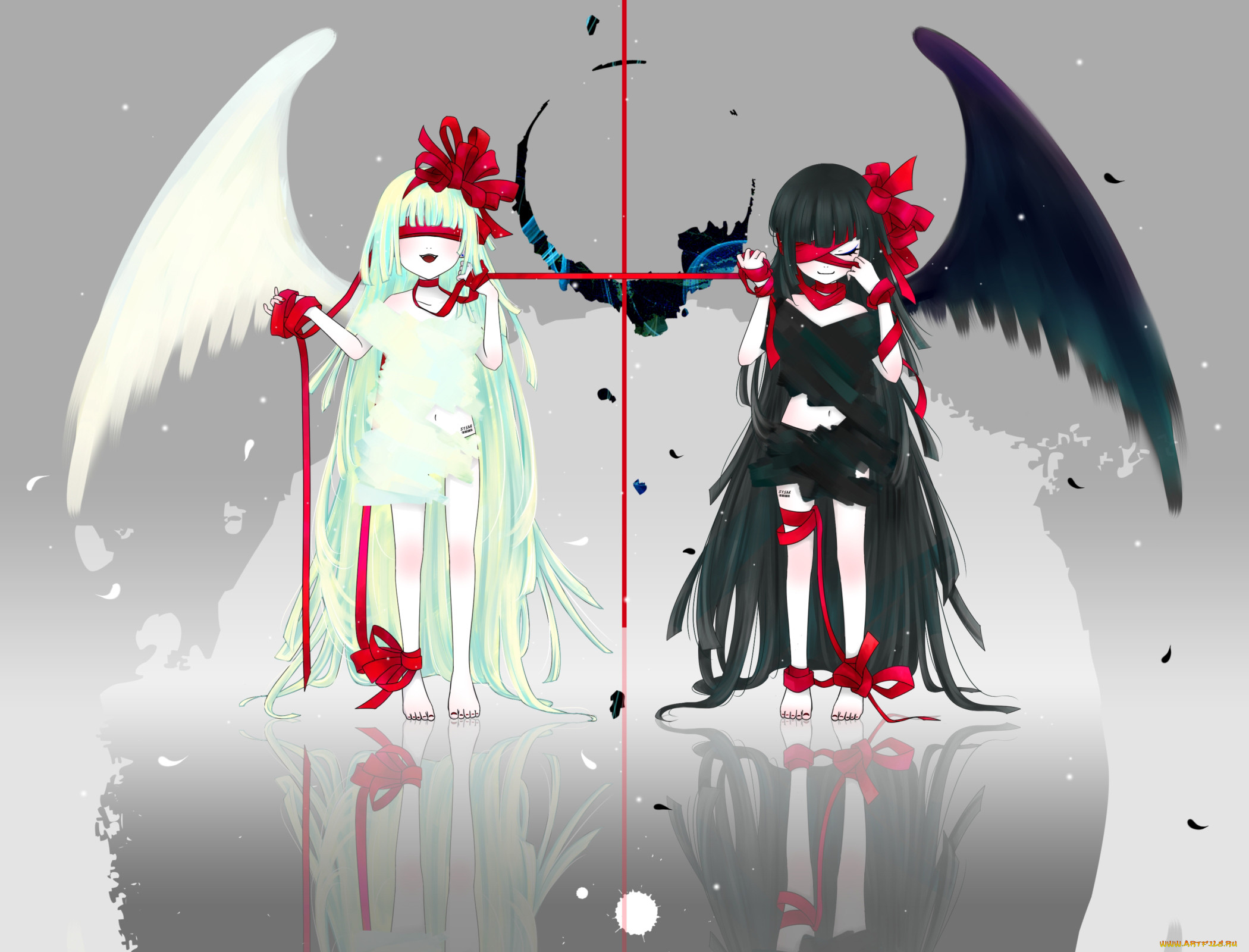 Ангел или демон аниме дьявол и ангел аниме